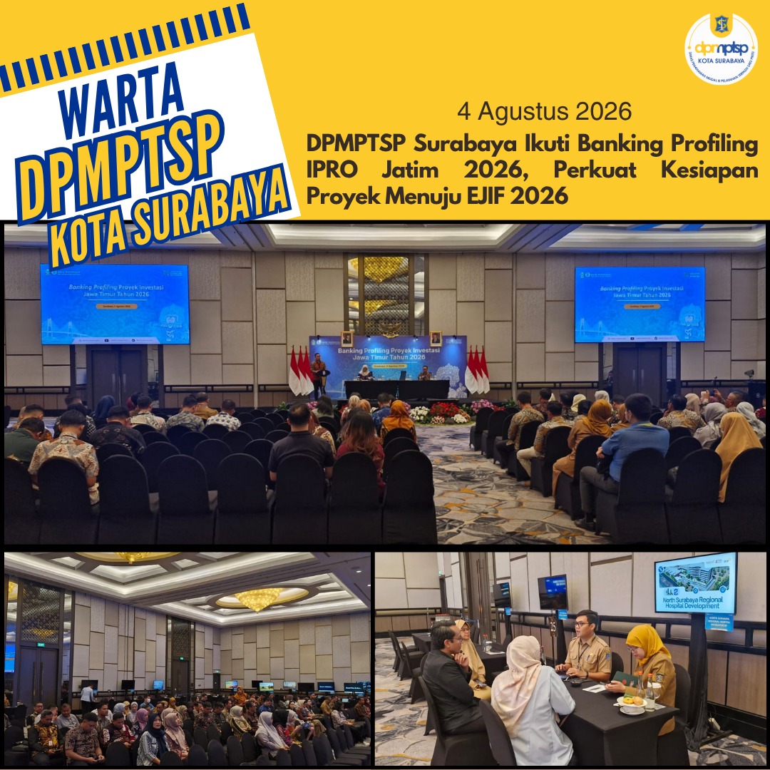 DPMPTSP Surabaya Ikuti Banking Profiling IPRO Jatim 2026, Perkuat Kesiapan Proyek Menuju EJIF 2026