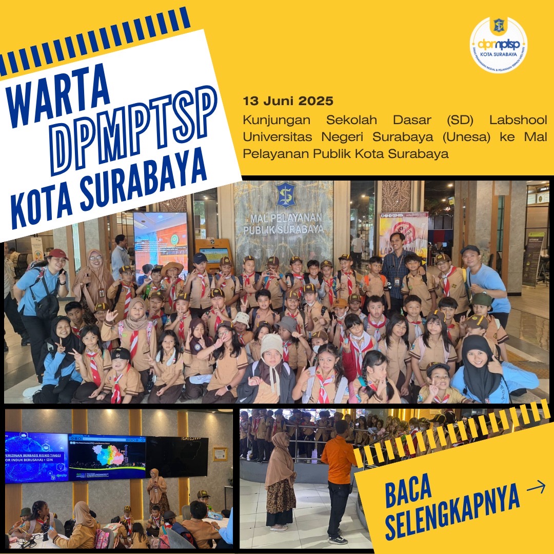 Kunjungan Sekolah Dasar Labschool Universitas Negeri Surabaya ke Mal Pelayanan Publik (MPP) Kota Surabaya