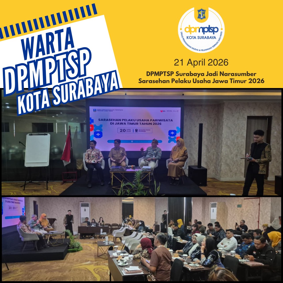 DPMPTSP Surabaya Jadi Narasumber Sarasehan Pelaku Usaha Jawa Timur 2026