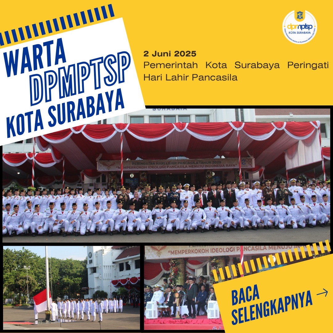 Pemerintah Kota Surabaya Peringati Hari Lahir Pancasila