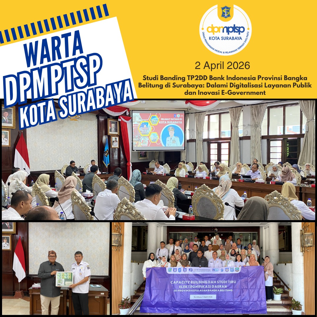 Studi Banding TP2DD Bank Indonesia Provinsi Bangka Belitung di Surabaya: Dalami Digitalisasi Layanan Publik dan Inovasi E-Government