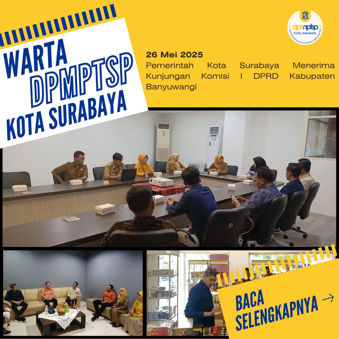 Sinergi Antar Daerah: DPRD Banyuwangi Kunjungi DPMPTSP Surabaya