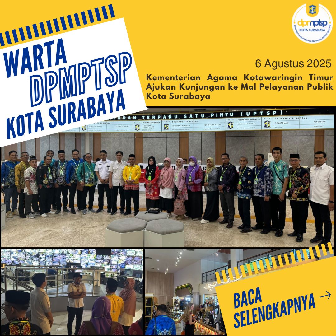 Kementerian Agama Kotawaringin Timur Ajukan Kunjungan ke Mal Pelayanan Publik Kota Surabaya