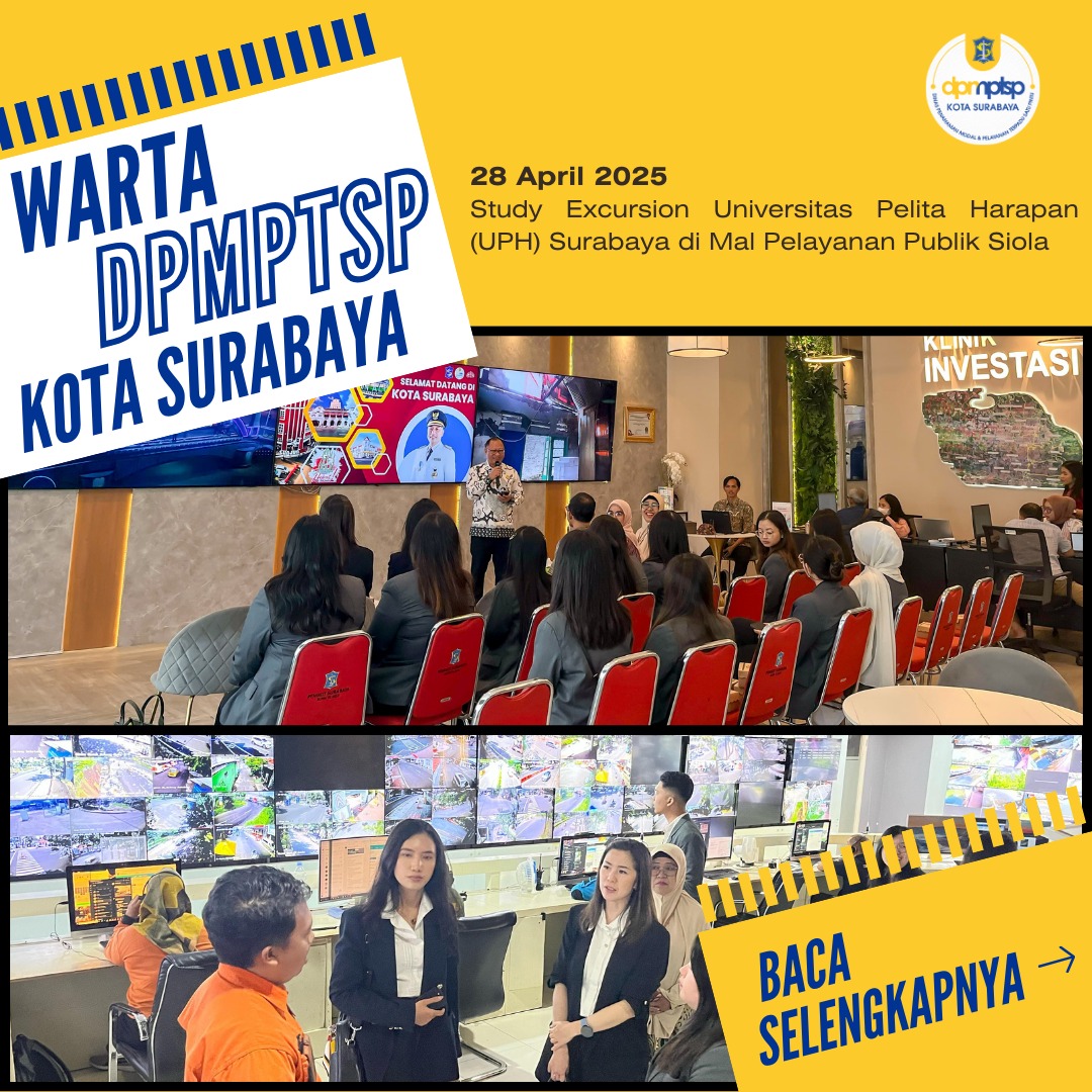Study Excursion Universitas Pelita Harapan (UPH) Surabaya di Mal Pelayanan Publik Siola