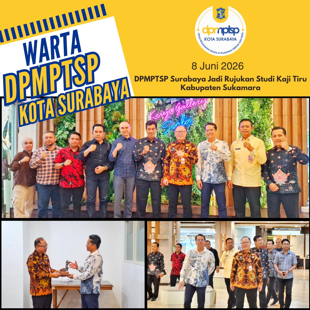 DPMPTSP Surabaya Jadi Rujukan Studi Kaji Tiru Kabupaten Sukamara