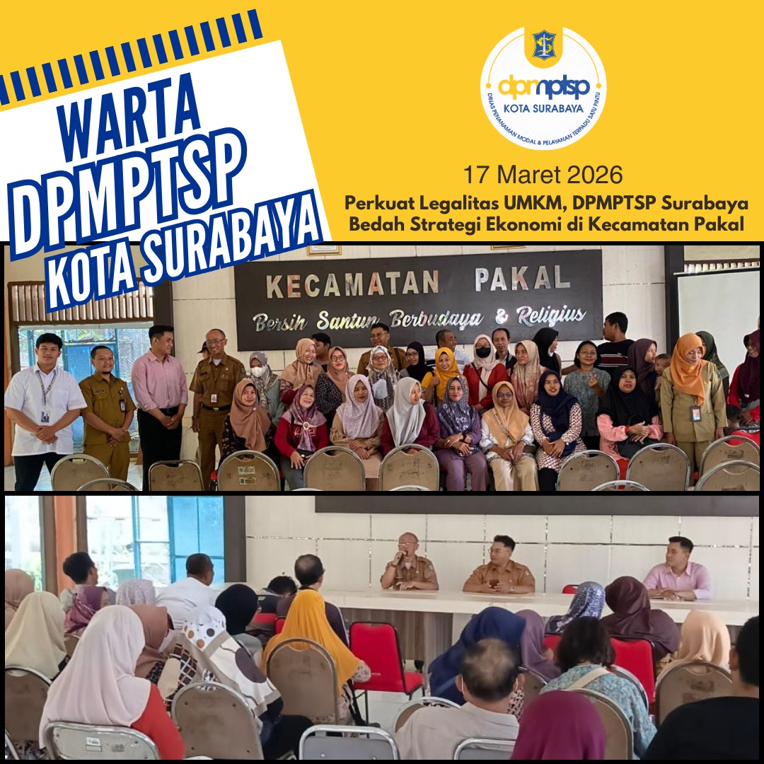 Perkuat Legalitas UMKM, DPMPTSP Surabaya Bedah Strategi Ekonomi di Kecamatan Pakal